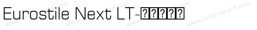 Eurostile Next LT字体转换